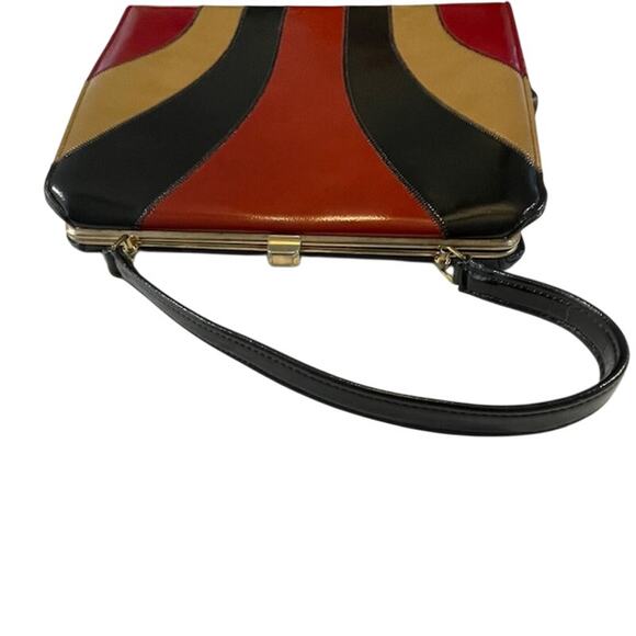 Unbranded vintage 1950's-1960's women's faux leather handbag - Picture 3 of 9